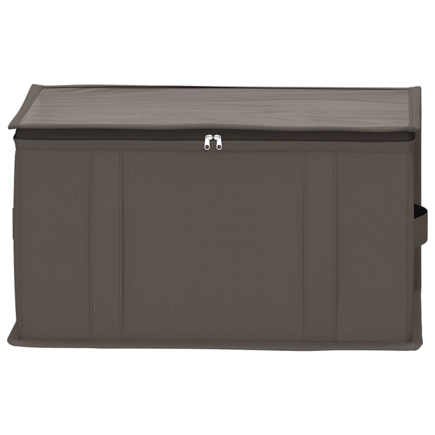 Storage Box with Transparent Top Window Grey 43 x 34 x 23 cm