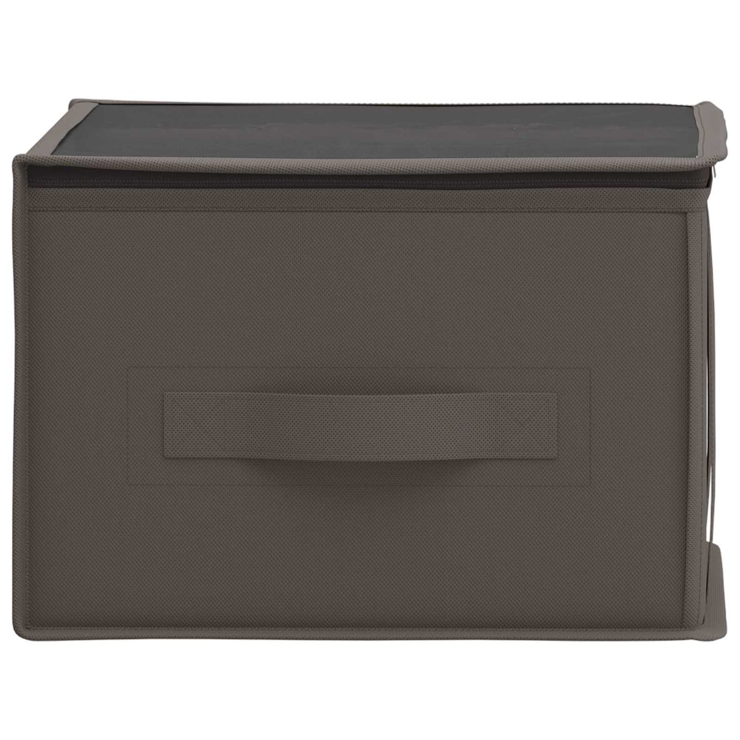 Storage Box with Transparent Top Window 2 pcs Grey