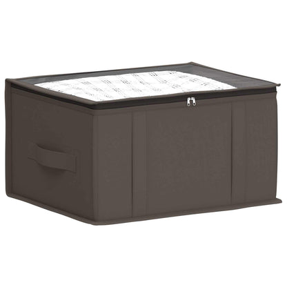 Storage Box with Transparent Top Window 6 pcs Grey