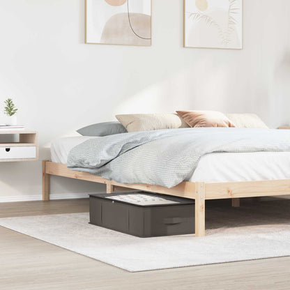 Storage Box with Transparent Top Window Grey 70 x 40 x 18 cm