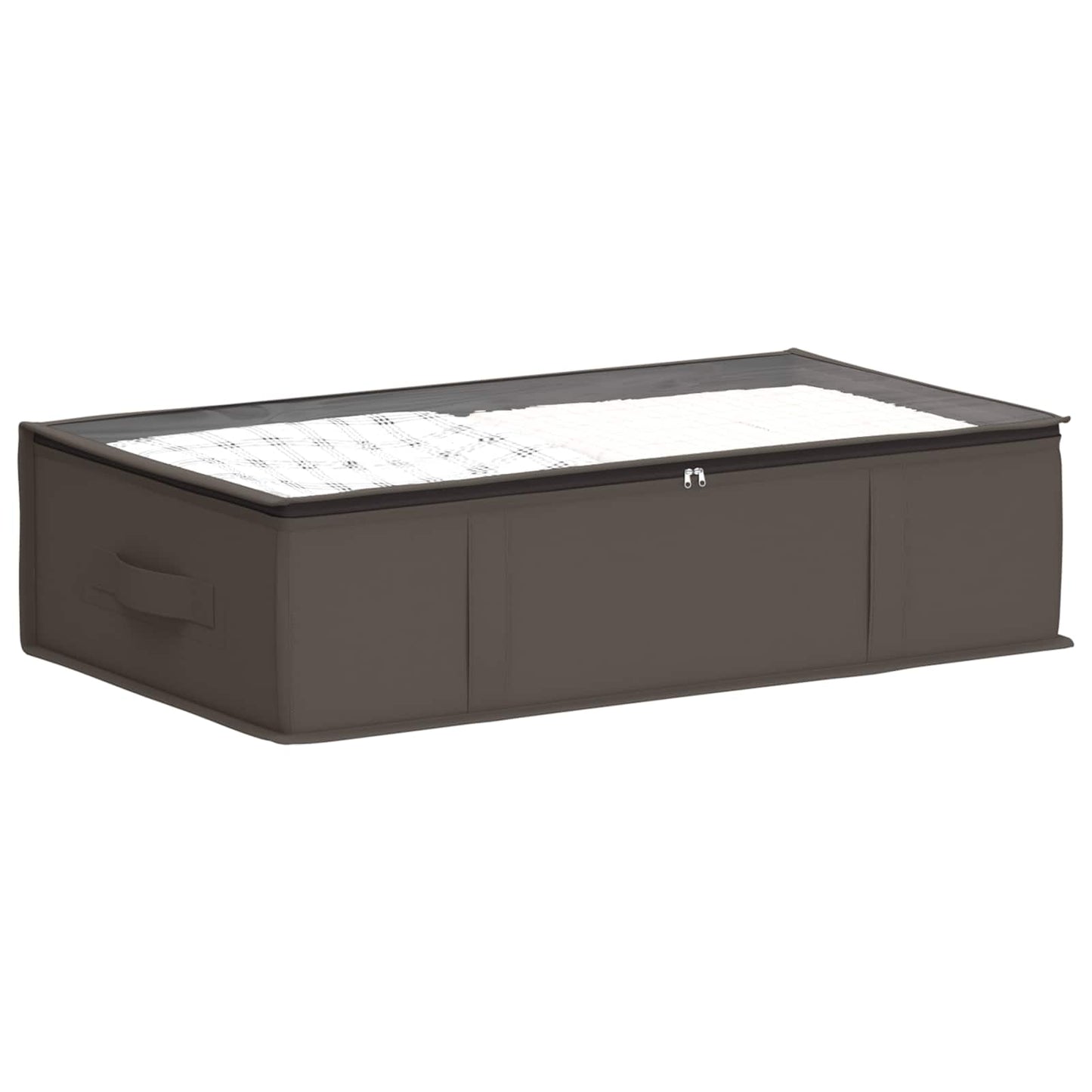 Storage Box with Transparent Top Window Grey 70 x 40 x 18 cm