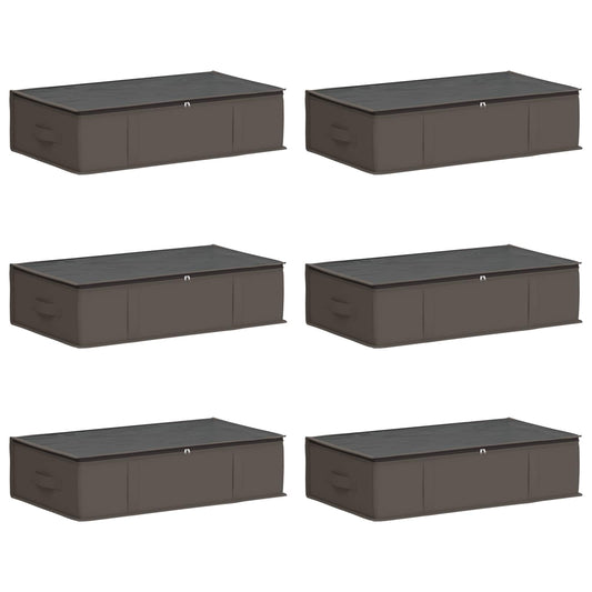 Storage Box with Transparent Top Window 6 pcs Non-woven fabric