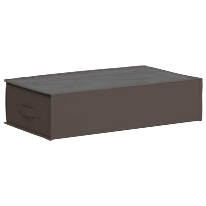 Storage Box with Transparent Top Window 6 pcs Grey
