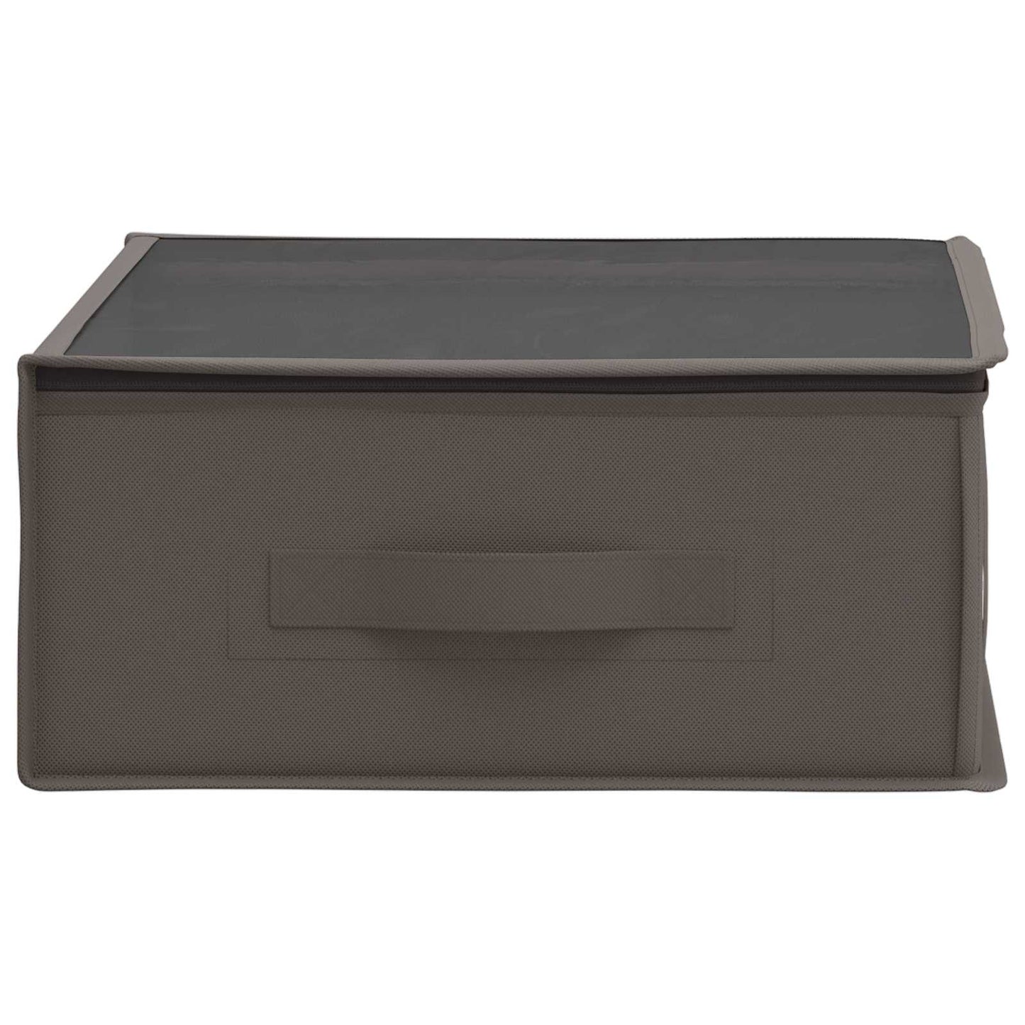 Storage Box with Transparent Top Window 6 pcs Grey