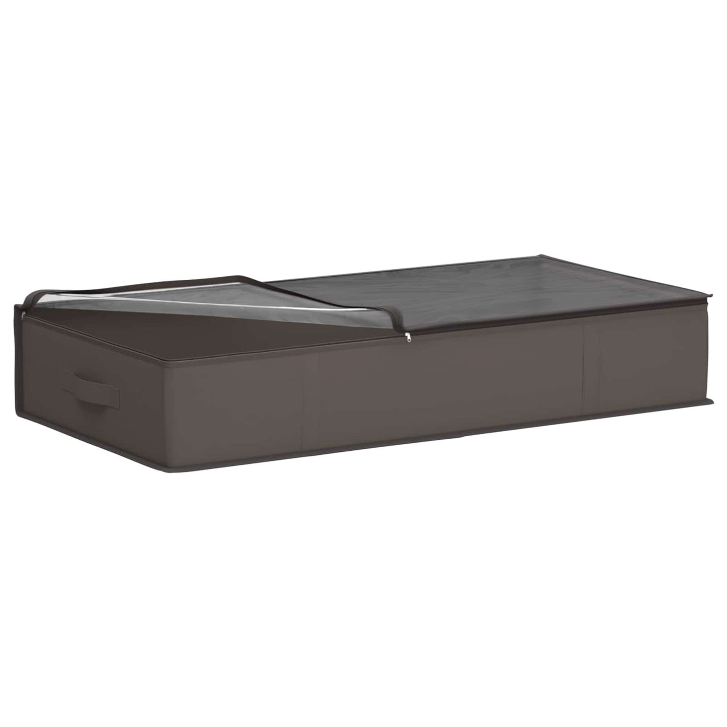 Storage Box with Transparent Top Window Grey 90 x 48 x 15 cm