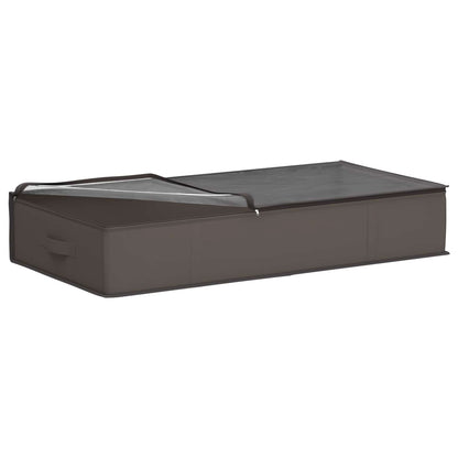 Storage Box with Transparent Top Window Grey 90 x 48 x 15 cm