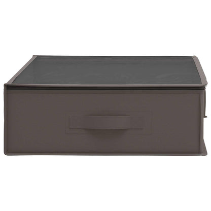 Storage Box with Transparent Top Window Grey 100 x 50 x 18 cm