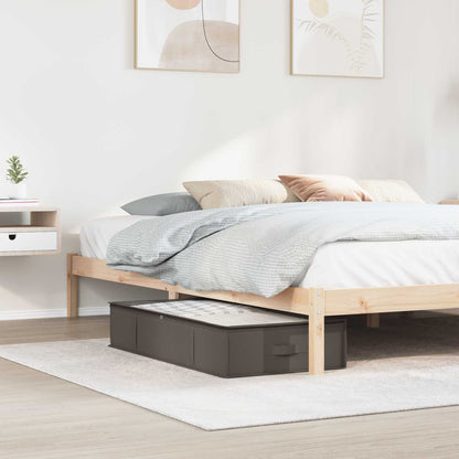 Storage Box with Transparent Top Window 2 pcs Grey