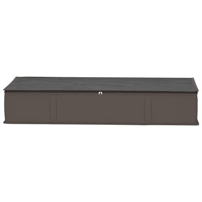 Storage Box with Transparent Top Window 2 pcs Grey