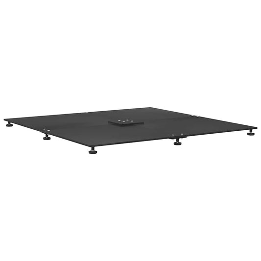 Parasol Base 52 kg Black Steel Square Adjustable
