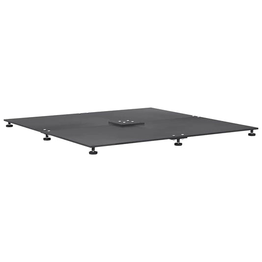 Parasol Base 52 kg Dark grey Steel Square Adjustable