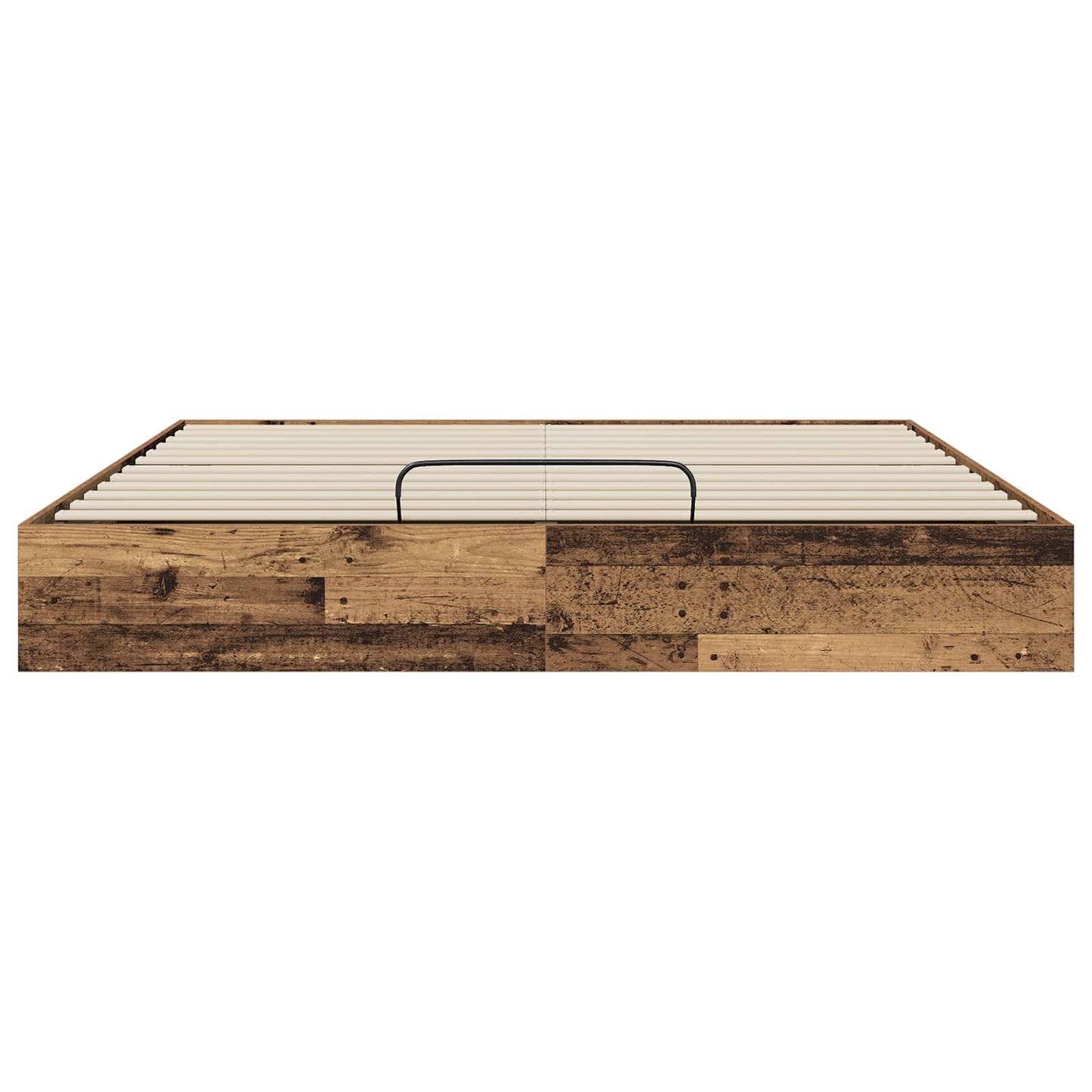 Ottoman Bed Frame Old Wood 203 x 180 x 25 cm Engineered Wood