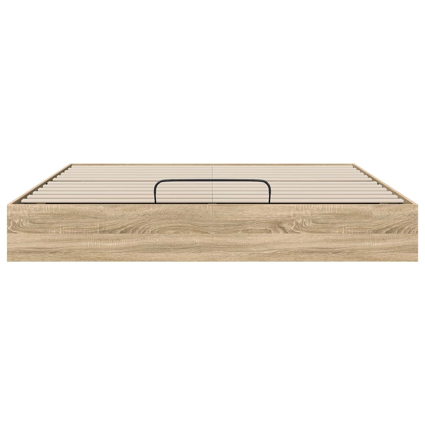Ottoman Bed Frame Sonoma Oak 203 x 160 x 25 cm Engineered Wood