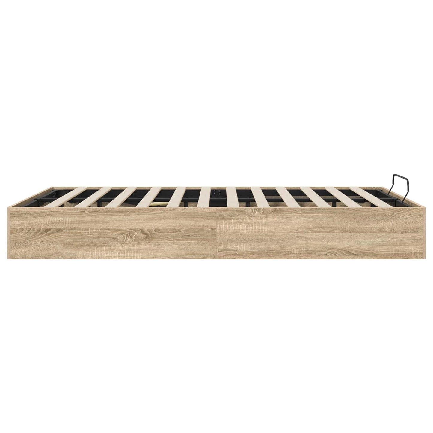 Ottoman Bed Frame Sonoma Oak 203 x 140 x 25 cm Engineered Wood