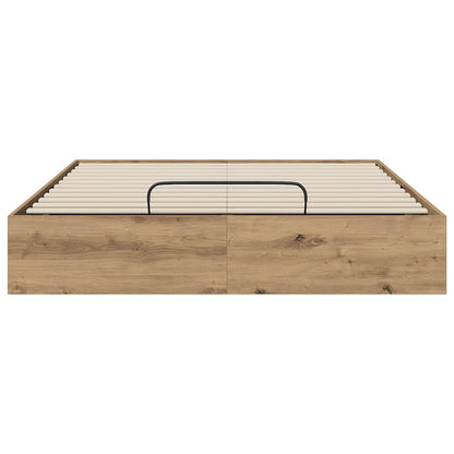 Ottoman Bed Frame Artisan Oak 120 x 200 cm Engineered Wood