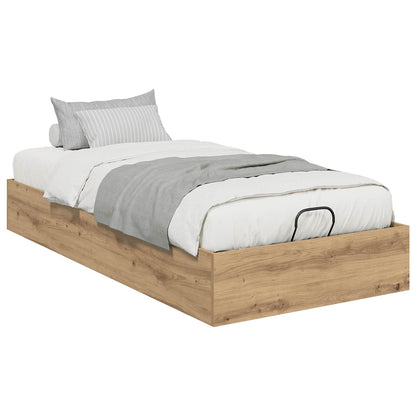 Ottoman Bed Frame Artisan Oak 90 x 200 cm Engineered Wood