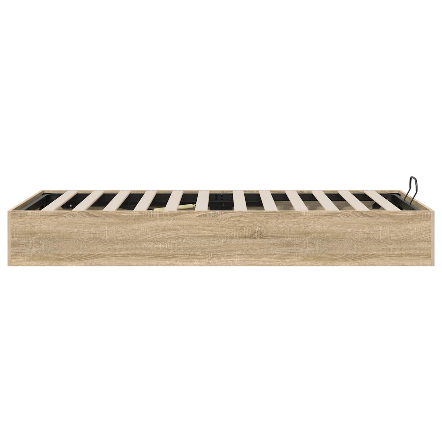Ottoman Bed Frame Sonoma Oak 203 x 80.5 x 25 cm Engineered Wood