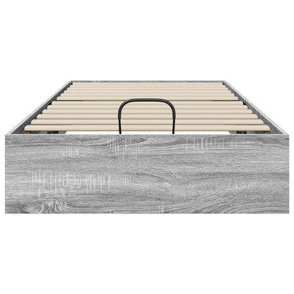 Ottoman Bed Frame Grey Sonoma 80.5 x 200 cm Engineered Wood