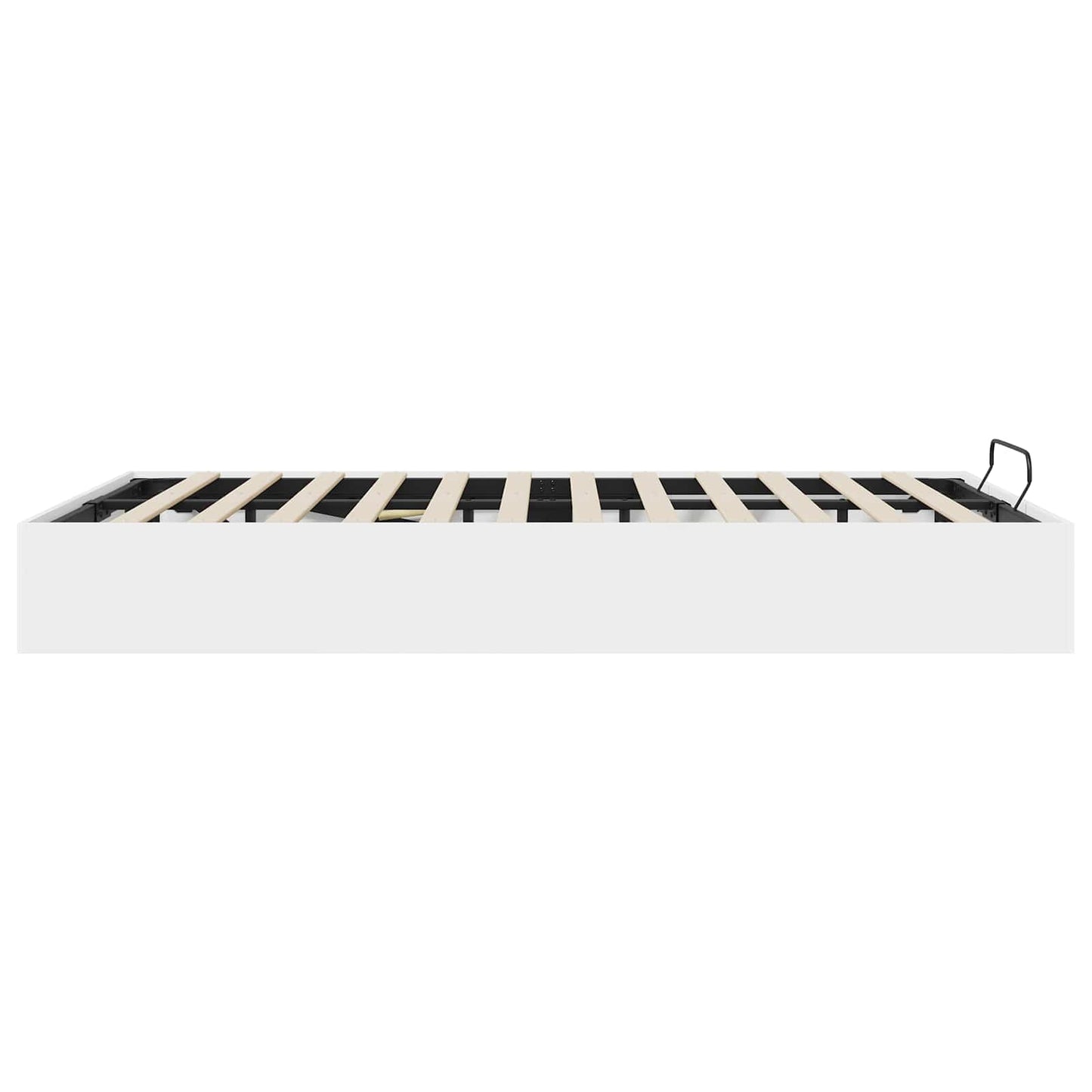 Ottoman Bed Frame White 193 x 120 x 25 cm Engineered Wood