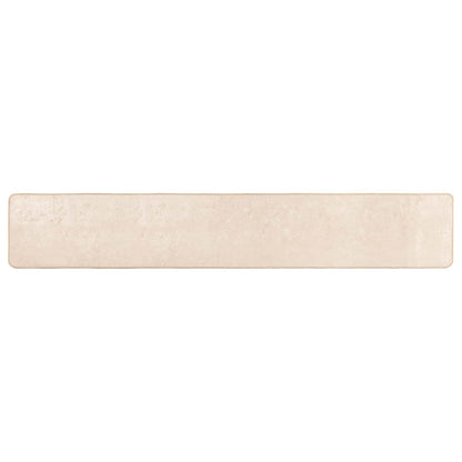 Rug Runner MARSA Cream 50 x 250 cm Polyester and PVC
