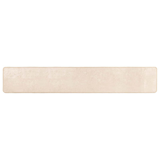 Rug Runner MARSA Cream 50 x 250 cm Polyester and PVC
