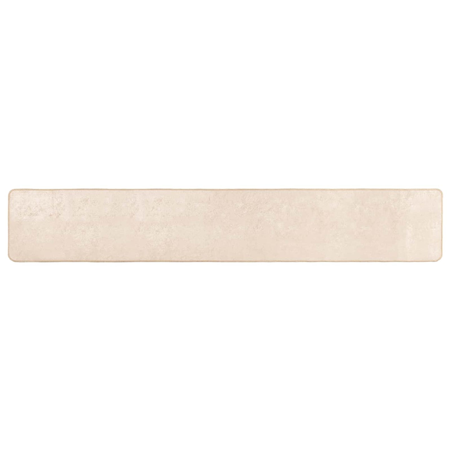 Rug Runner MARSA Cream 50 x 350 cm Polyester and PVC