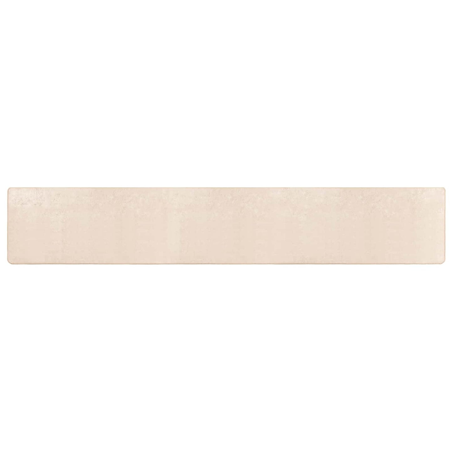 Rug Runner MARSA Cream 50 x 450 cm Polyester and PVC