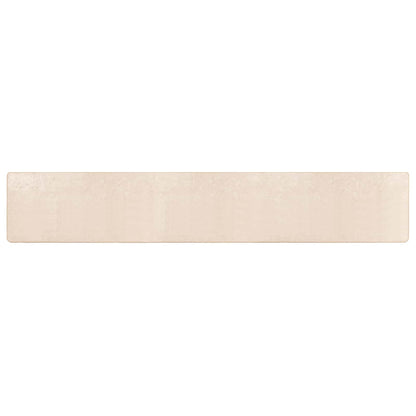 Rug Runner MARSA Cream 50 x 450 cm Polyester and PVC