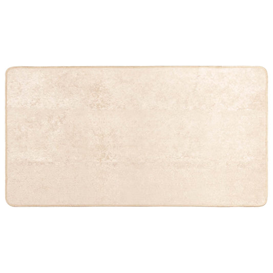 Rug Runner MARSA Cream 80 x 100 cm Polyester and PVC