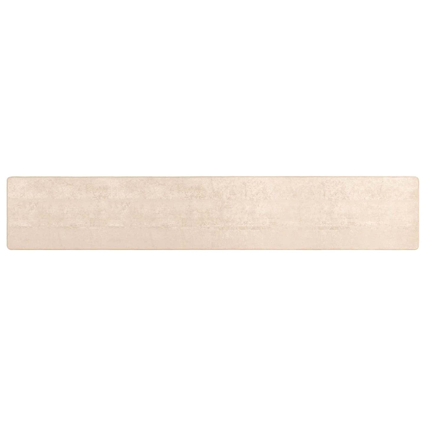 Rug Runner MARSA Cream 80 x 400 cm Polyester and PVC