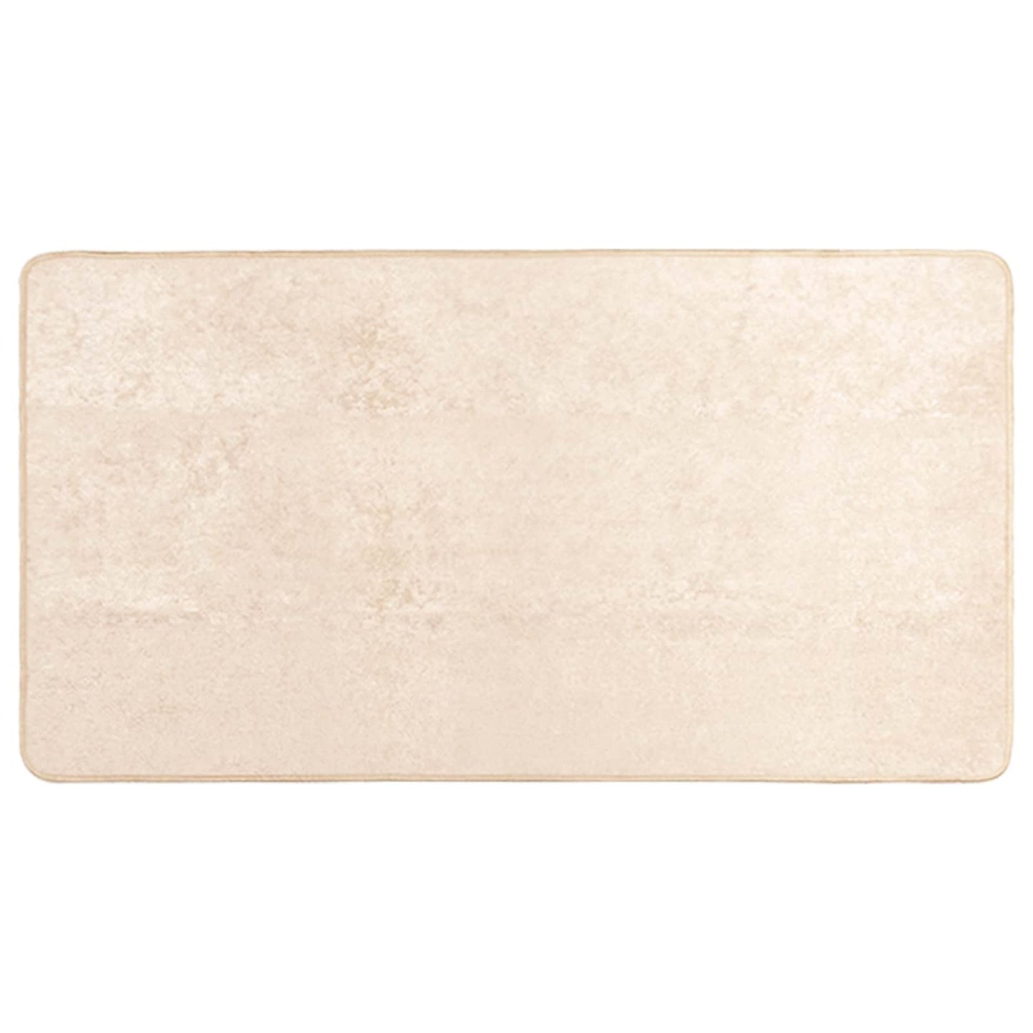 Rug Runner MARSA Cream 100 x 150 cm Polyester and PVC