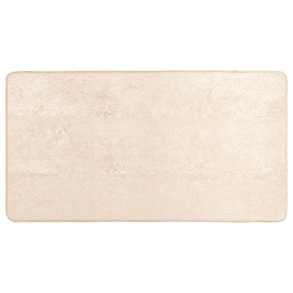 Rug Runner MARSA Cream 100 x 200 cm Polyester and PVC