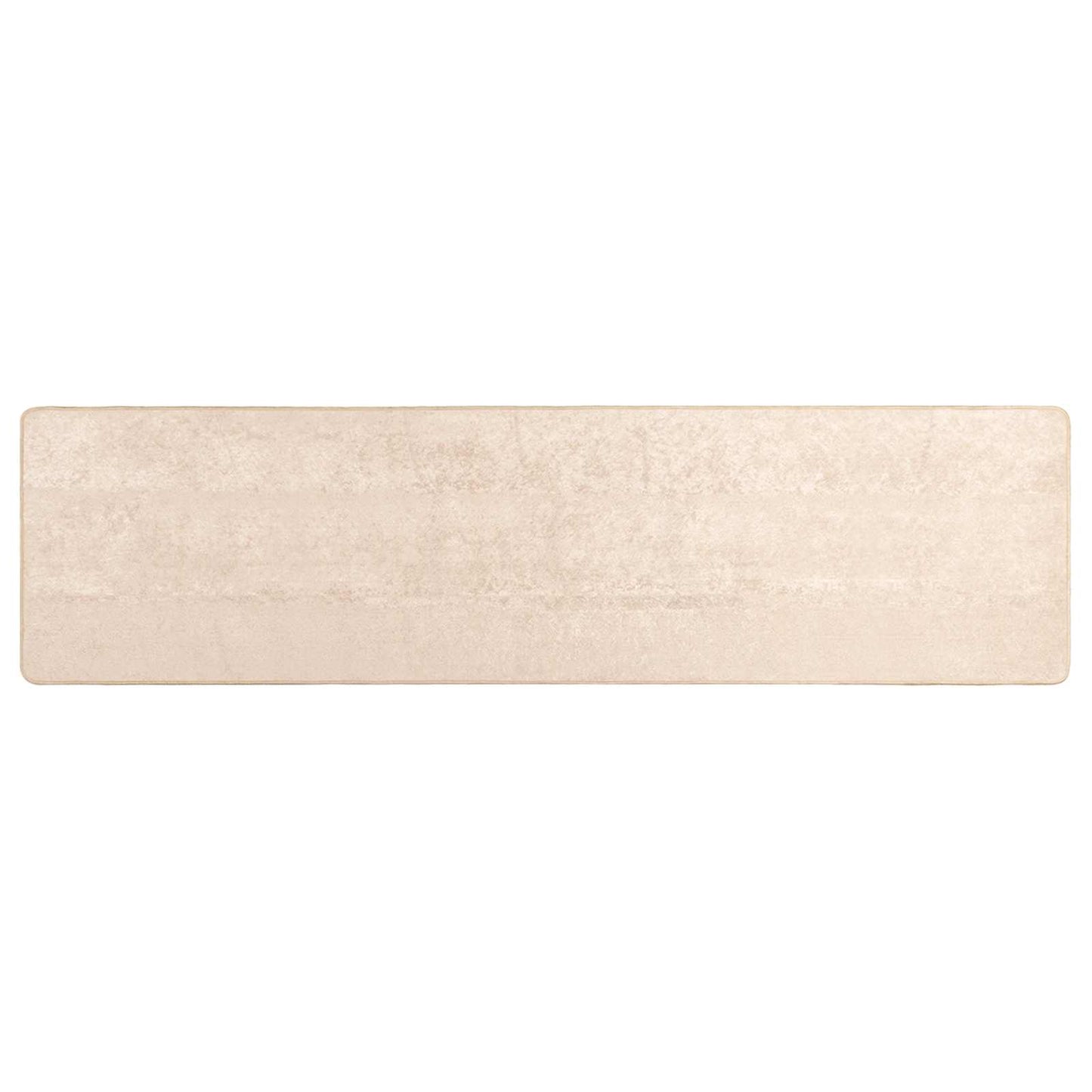Rug Runner MARSA Cream 250 x 100 cm Polyester and PVC