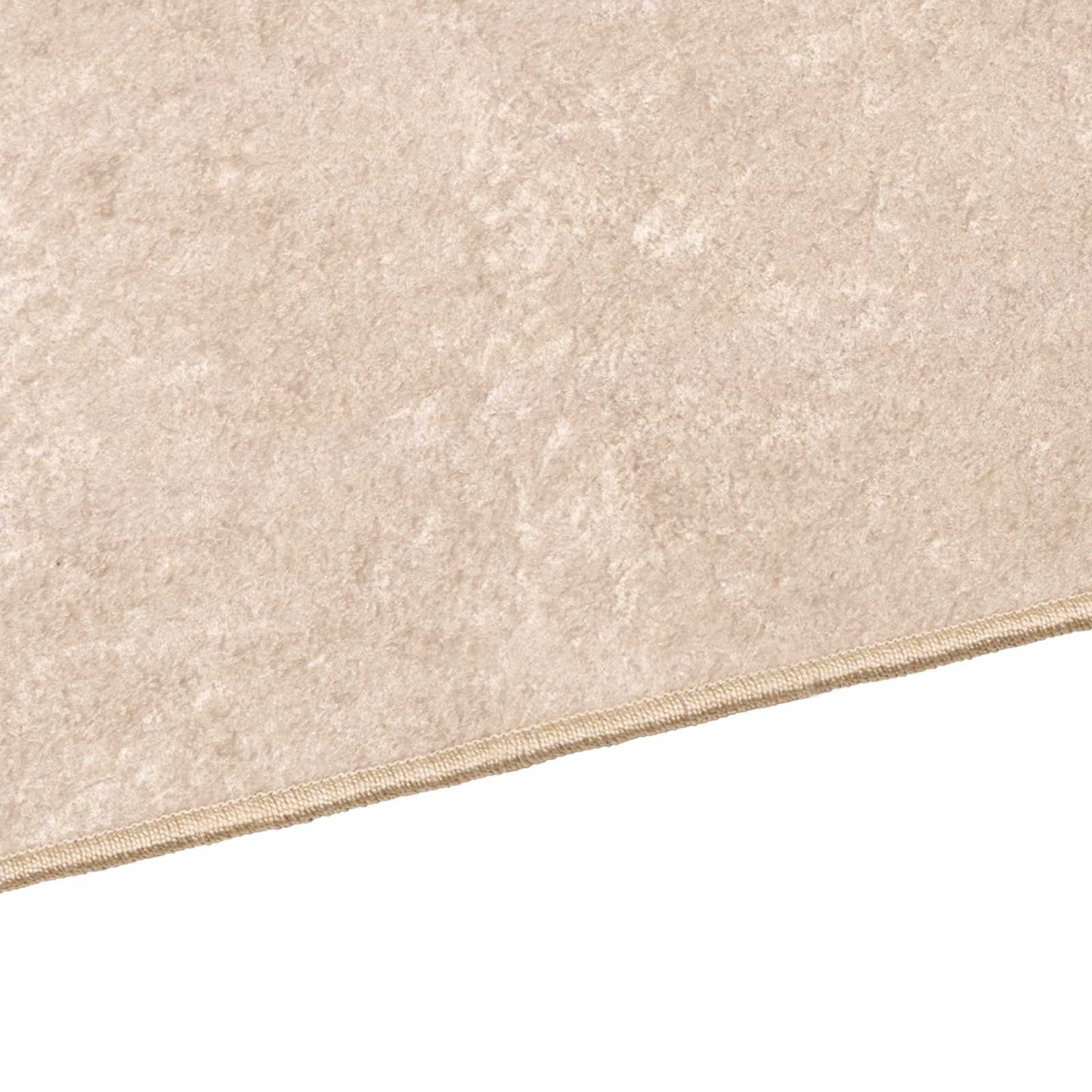 Rug Runner MARSA Cream 100 x 400 cm Polyester and PVC