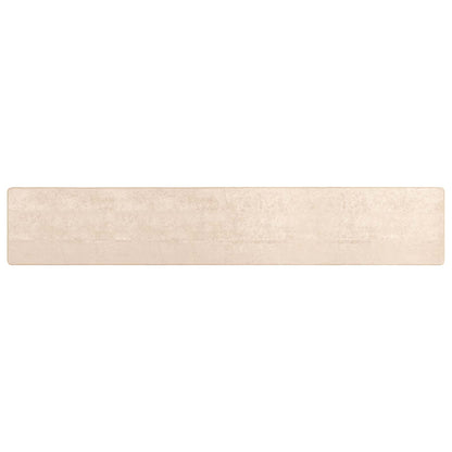 Rug Runner MARSA Cream 100 x 400 cm Polyester and PVC