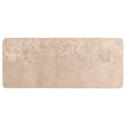 Rug Runner MARSA Beige 50 x 100 cm Polyester and PVC