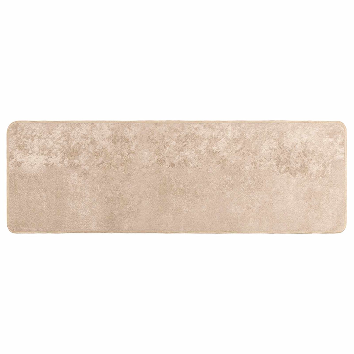 Rug Runner MARSA Beige 50 x 150 cm Polyester and PVC