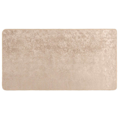 Rug Runner MARSA Beige 80 x 150 cm Polyester and PVC