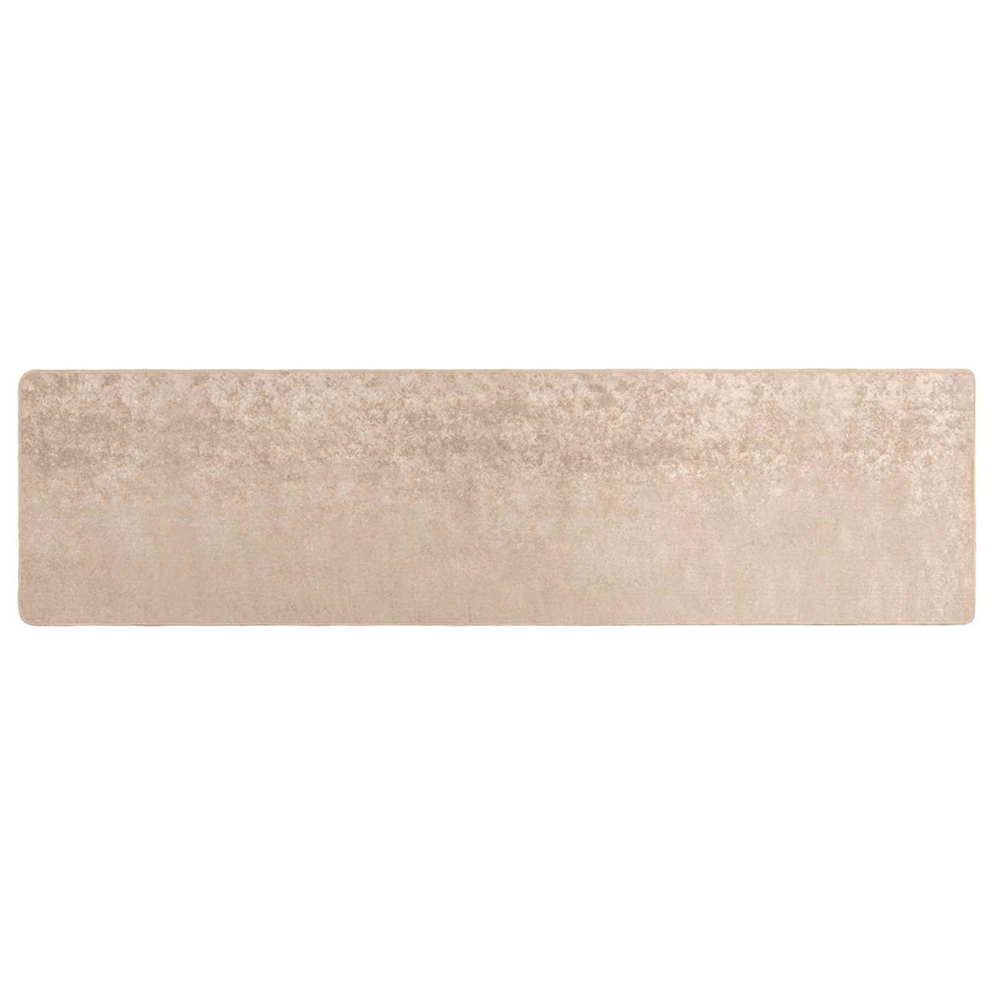 Rug Runner MARSA Beige 80 x 300 cm Polyester and PVC