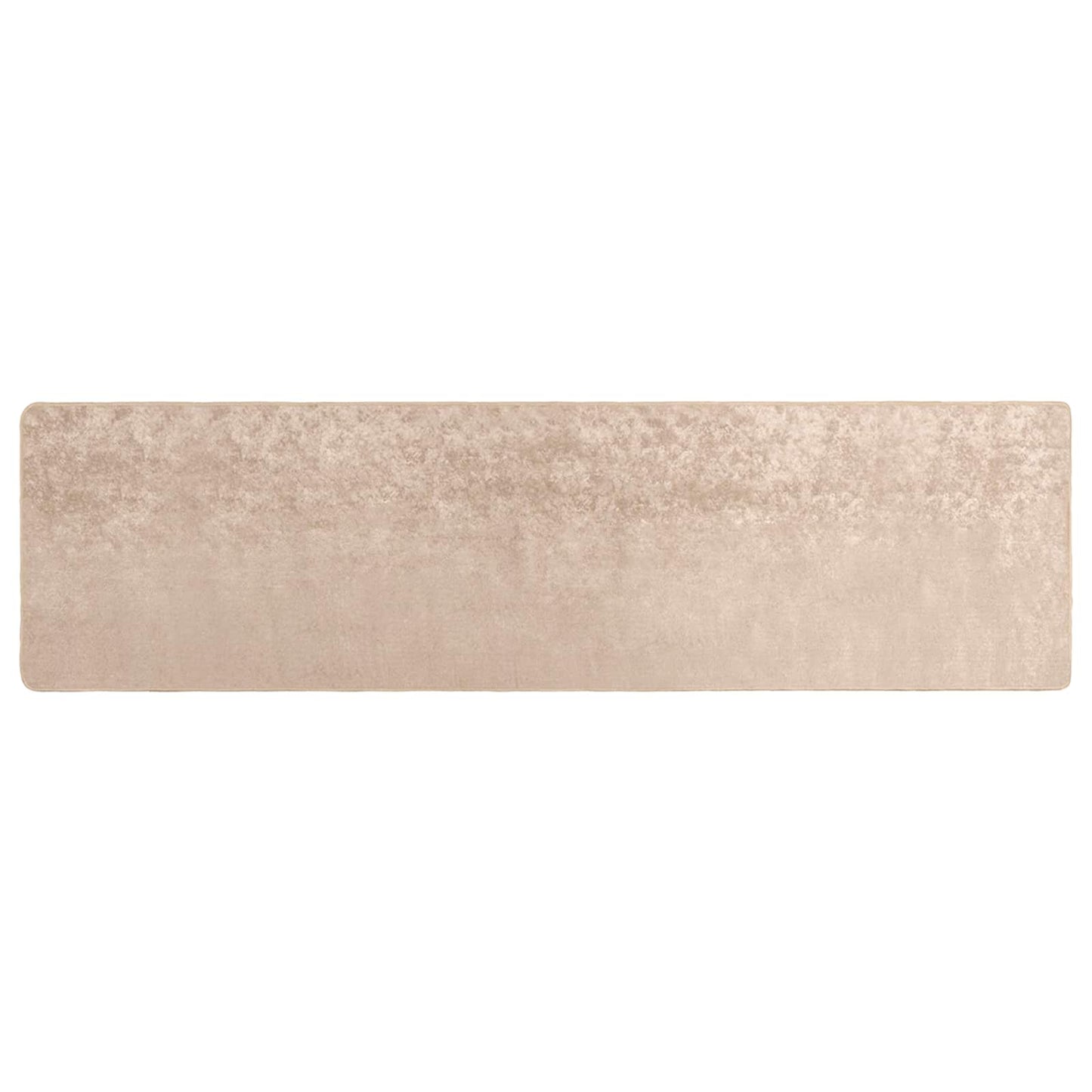 Rug Runner MARSA Beige 80 x 350 cm Polyester and PVC