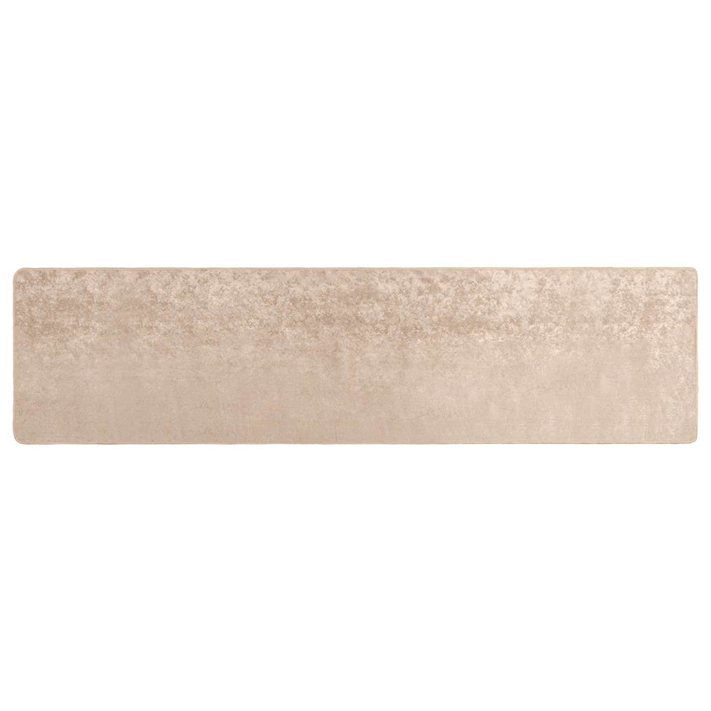 Rug Runner MARSA Beige 80 x 400 cm Polyester and PVC