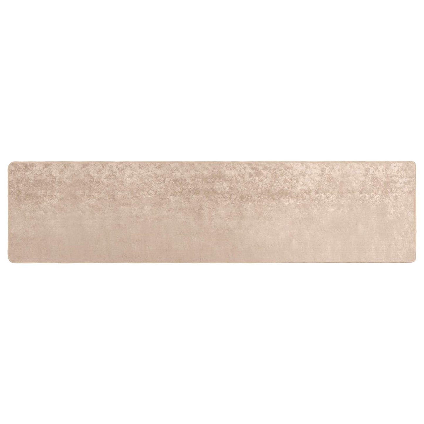 Rug Runner MARSA Beige 80 x 450 cm Polyester and PVC