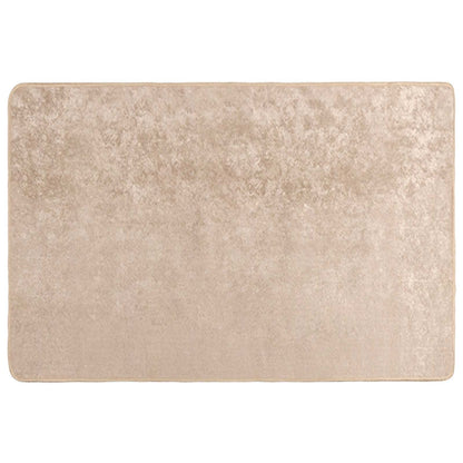 Rug Runner MARSA Beige 100 x 150 cm Polyester and PVC