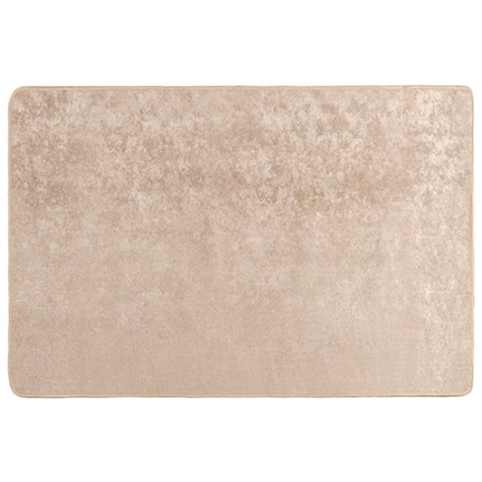 Rug Runner MARSA Beige 100 x 150 cm Polyester and PVC
