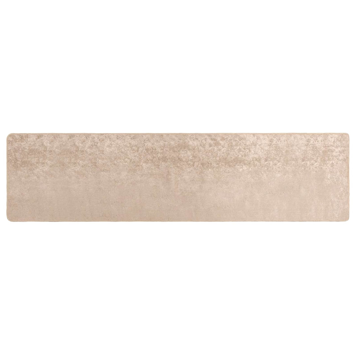 Rug Runner MARSA Beige 100 x 450 cm Polyester and PVC