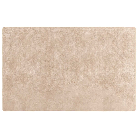 Rug Runner MARSA Beige 150 x 230 cm Polyester and PVC