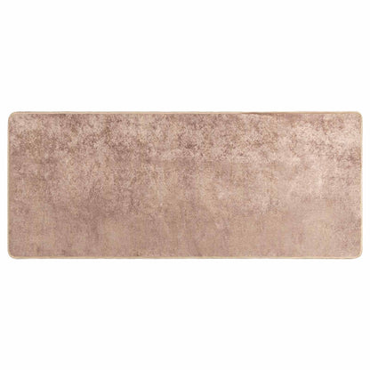 Rug Runner MARSA Sand 50 x 100 cm Polyester and PVC