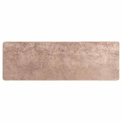 Rug Runner MARSA Sand 50 x 150 cm Polyester and PVC