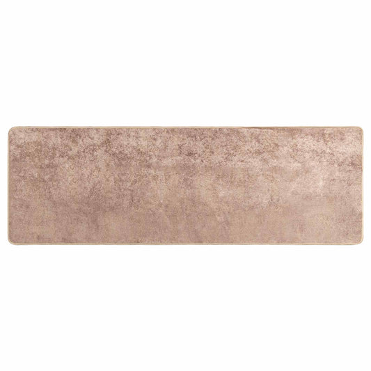 Rug Runner MARSA Sand 50 x 150 cm Polyester and PVC
