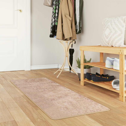 Rug Runner MARSA Sand 50 x 200 cm Polyester and PVC